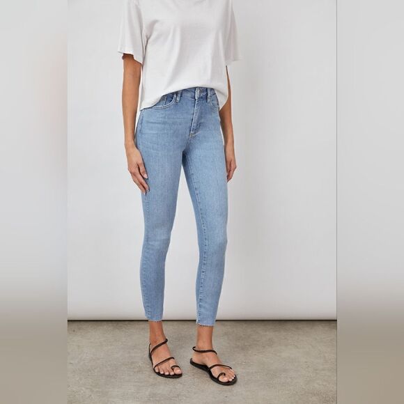 Rails The Larchmont High Rise Skinny Jeans In Tide Pool Size 25 - Picture 2 of 12